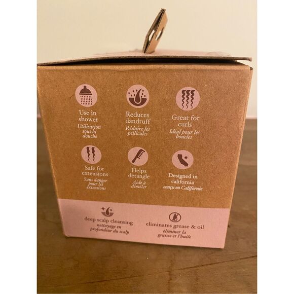 Tada long bristle shampoo scalp brush pink hair - Picture 3 of 6